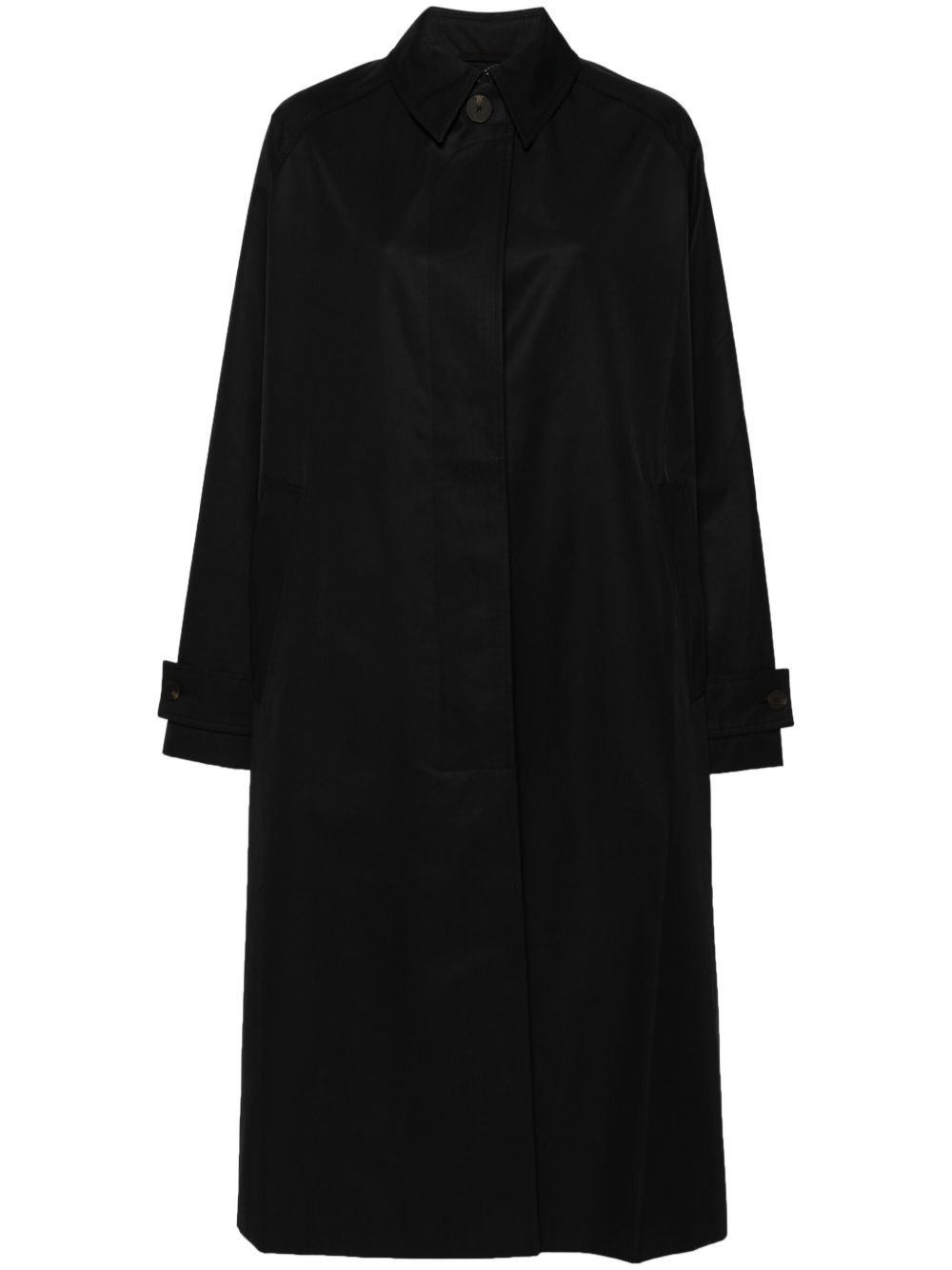 HOLINSNW1620DARKNAVY HOLIN 코튼 블렌드 트렌치 코트